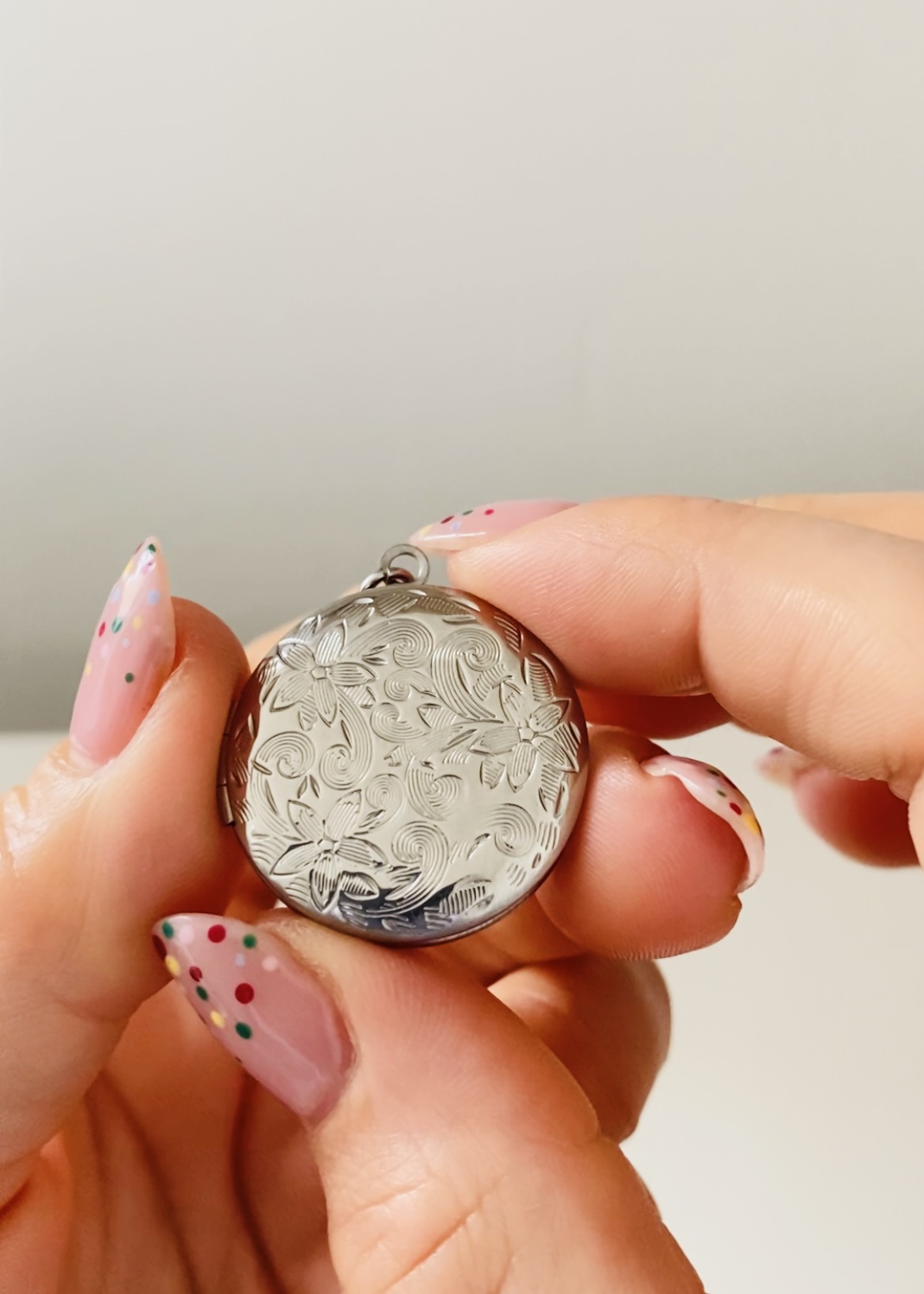 Ogrlica medaljon cvijet s fotografijama - Slika 4